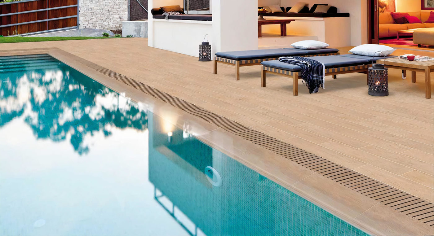 terrasa con piscina
