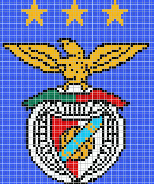 escudo benfica pastilha