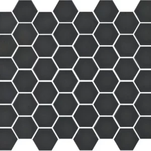 Pastilha black hexagonal