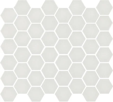 Pastilha white hexagonal