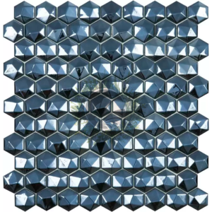 Hexagonal 3D Preto